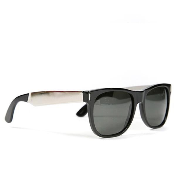 RETROSUPERFUTURE CLASSIC FRANCIS SUNGLASSES - BLACK/SILVER - 2