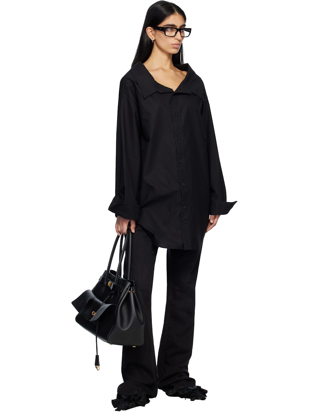 Black Bel Air Medium Carry All Bag - 5