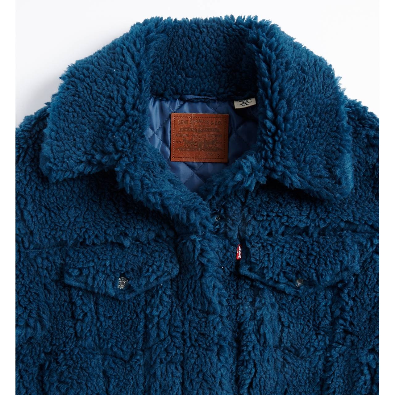BABY BUBBLE SHERPA TRUCKER JACKET - 7