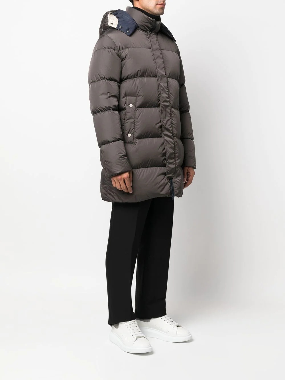 feather-down padded coat - 3