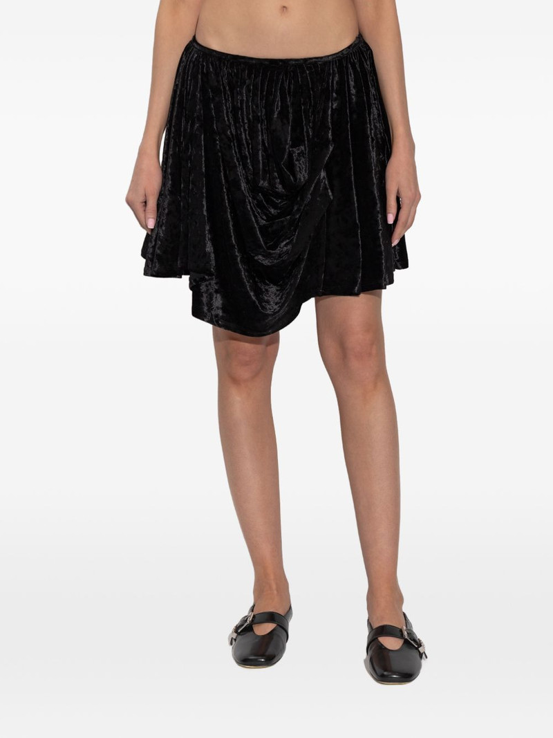 draped mini skirt 3