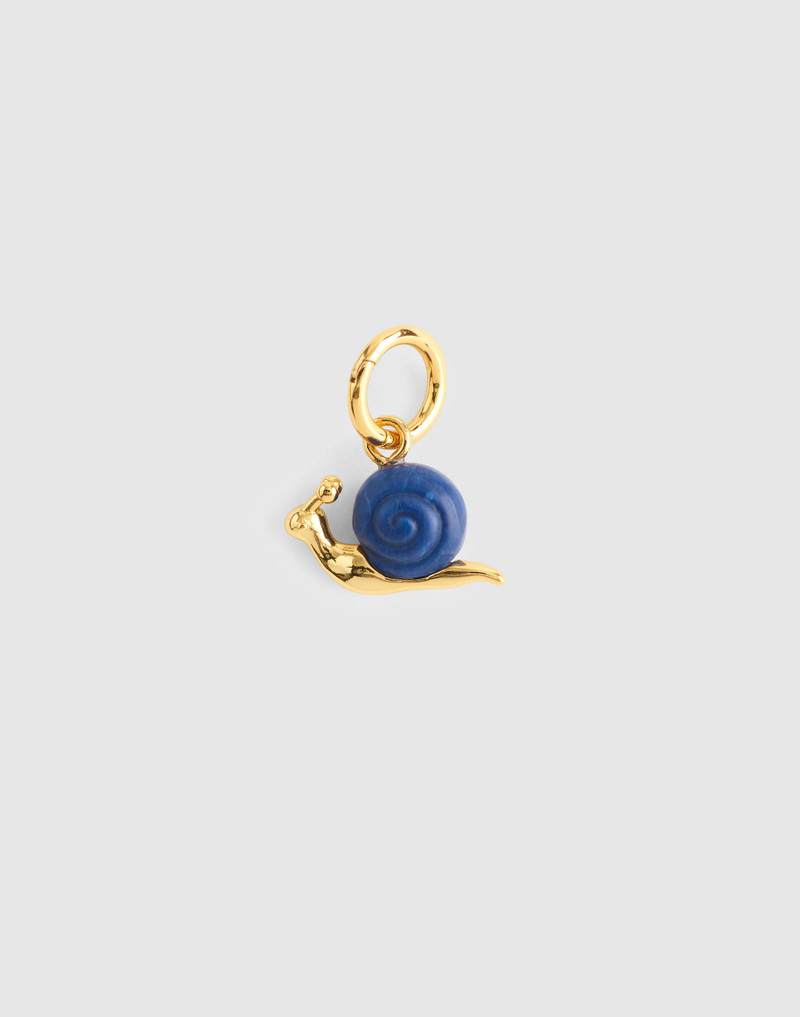 Semiprecious Snail Charm 1