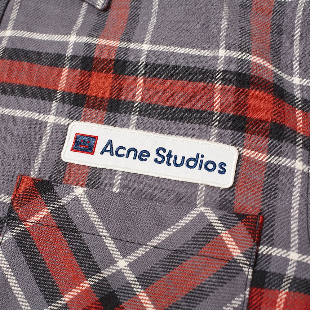 Acne Studios Salak Flannel PC Face Shirt - 2