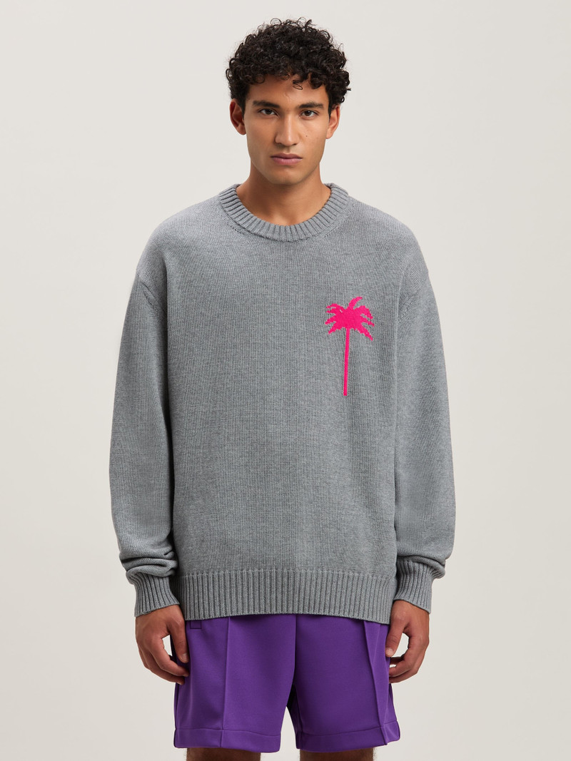 Palm Inlay knit jacket 3