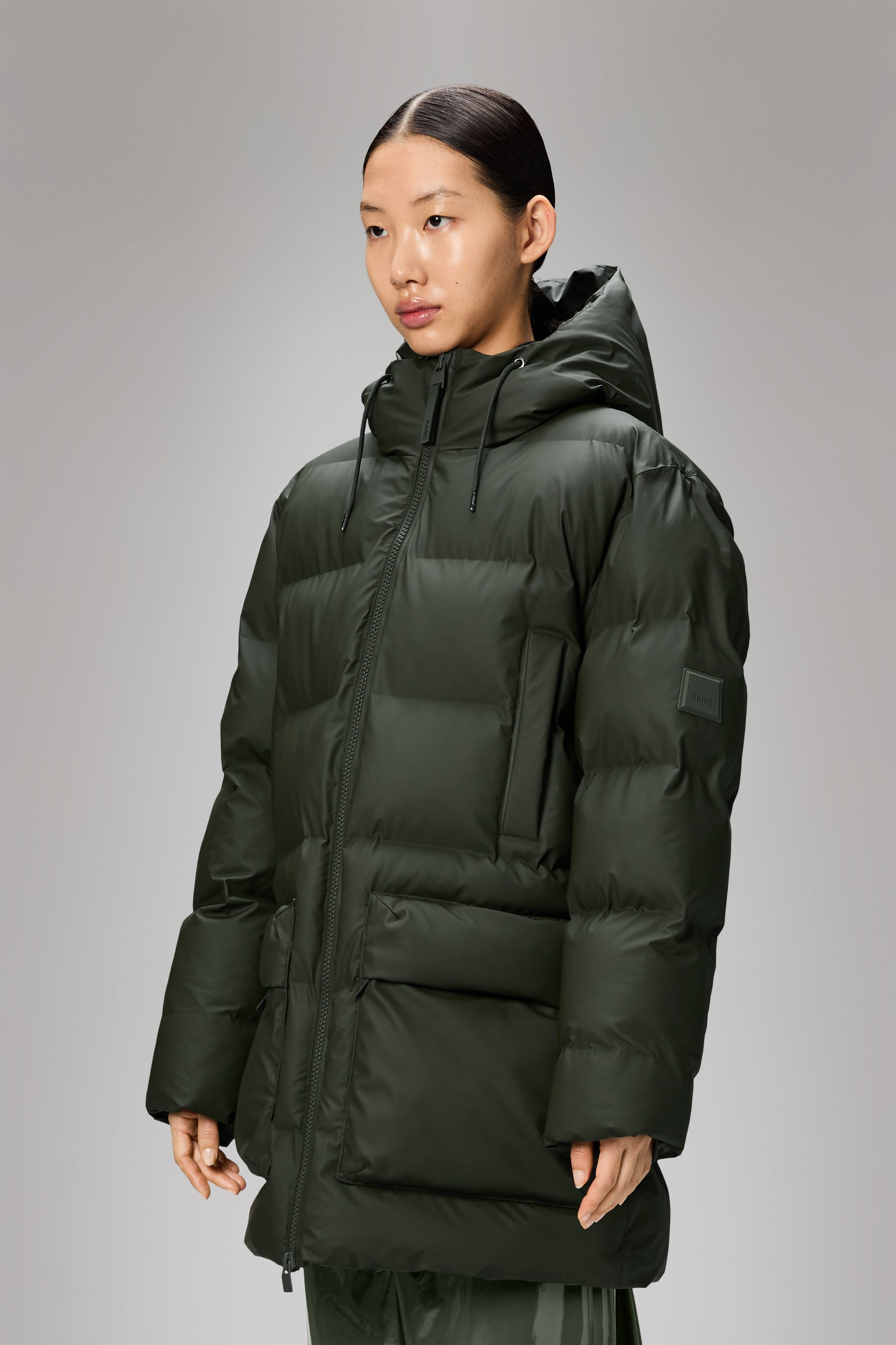Alta Long Puffer Cargo Jacket - 5