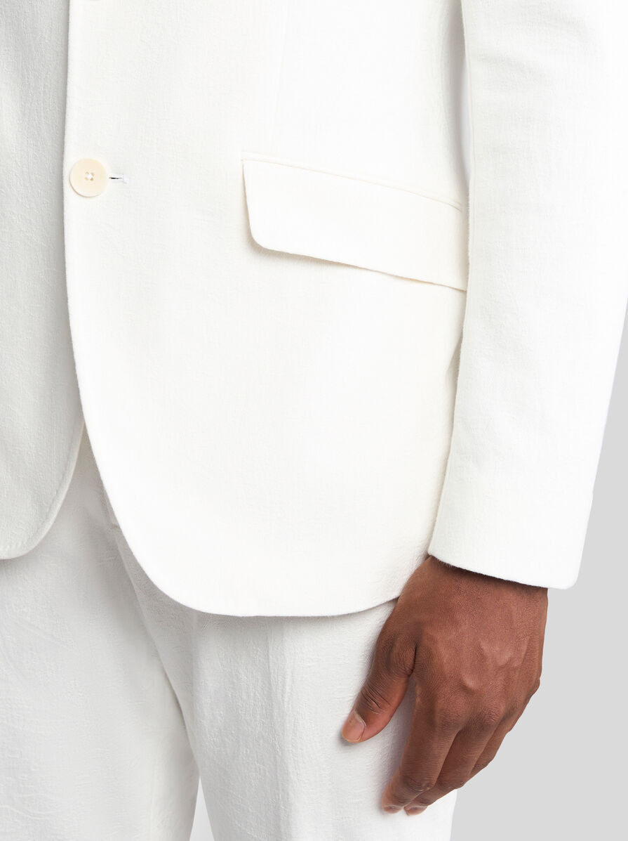 COTTON JACQUARD BLAZER - 2