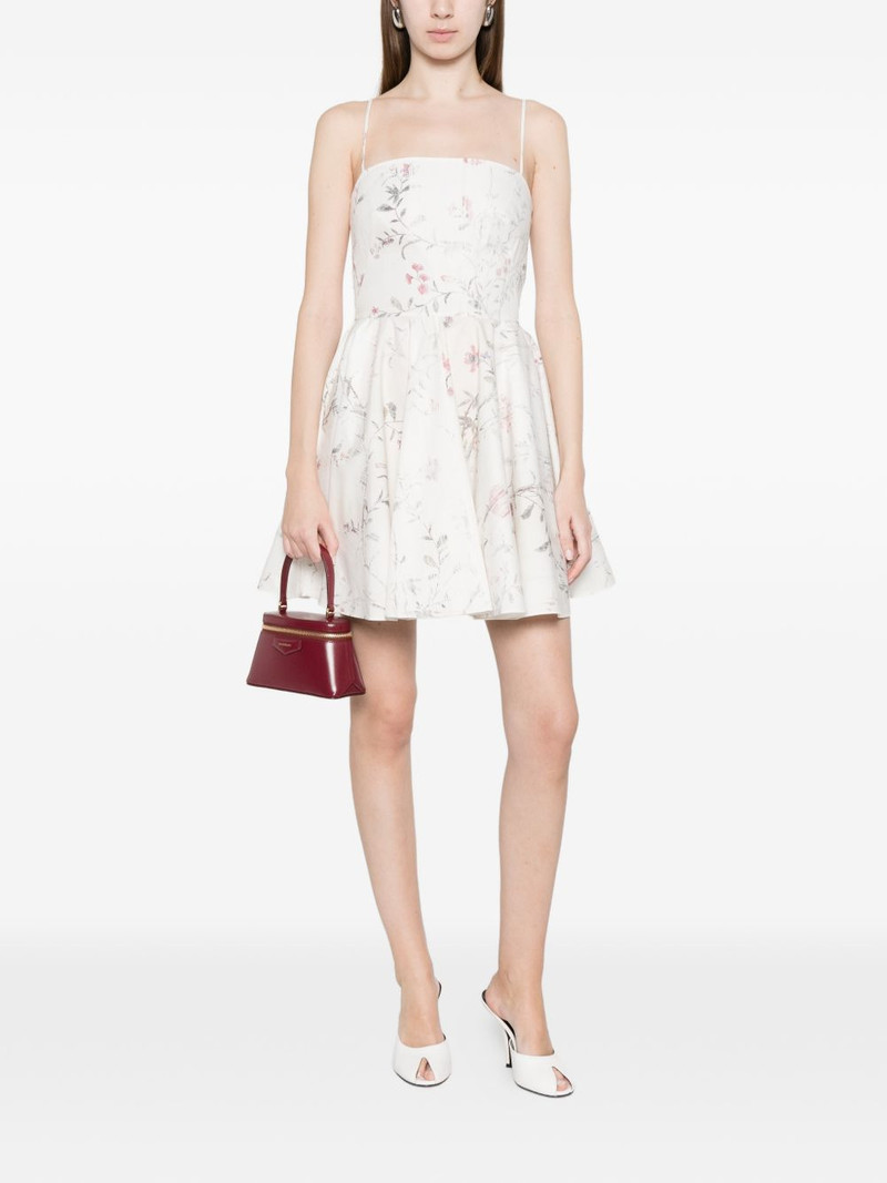 Givenchy A-line floral-print mini dress outlook