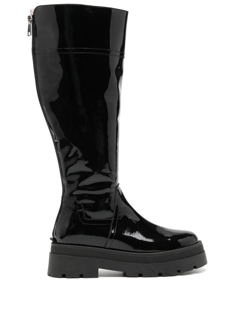 knee-high chunky boots 1