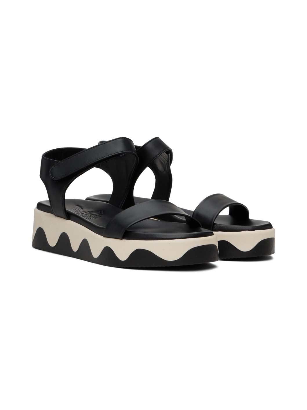 Black Salamina Sandals - 5