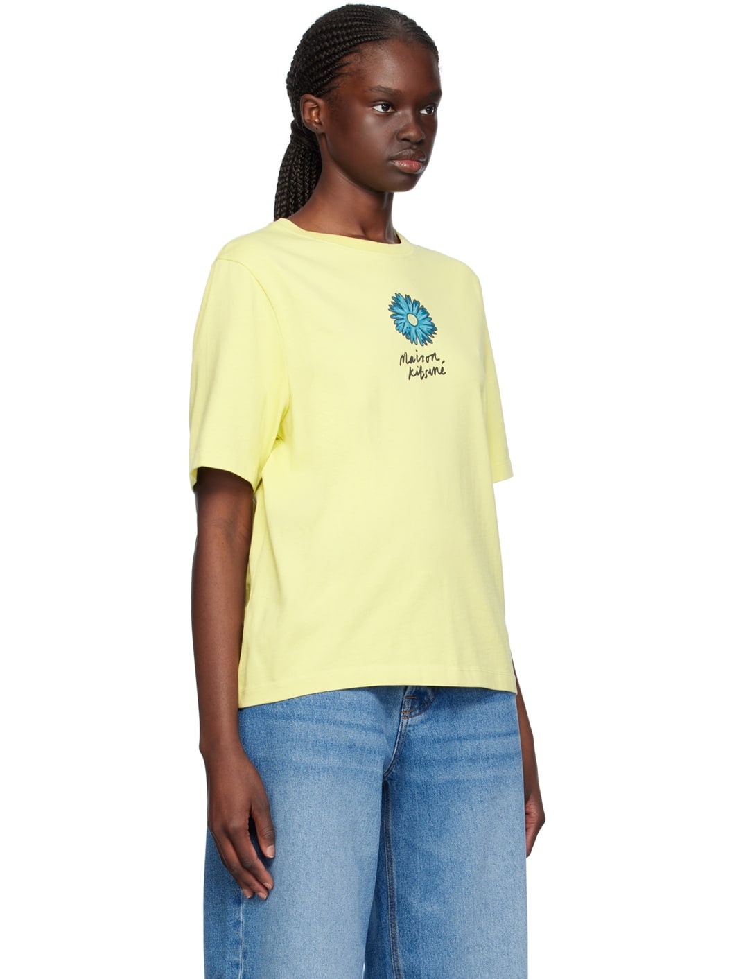 Yellow Floating Flower T-Shirt - 2