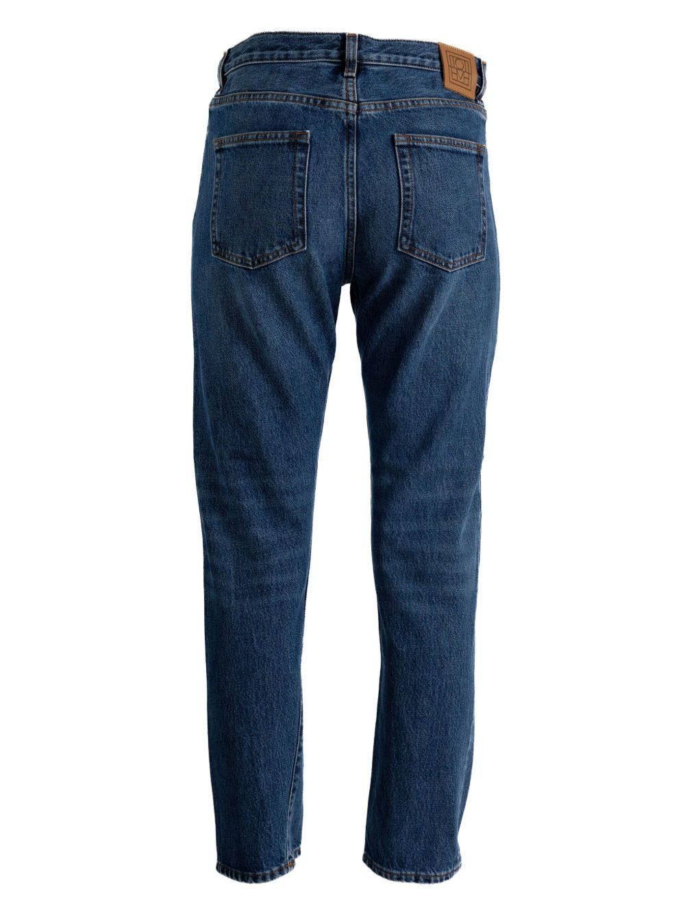 five-pocket logo-patch jeans - 2
