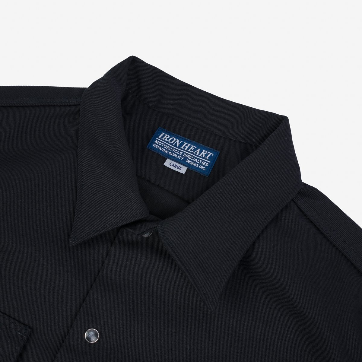 IHSH-364-BLK 11oz T/C Mechanic Shirt - Black - 7