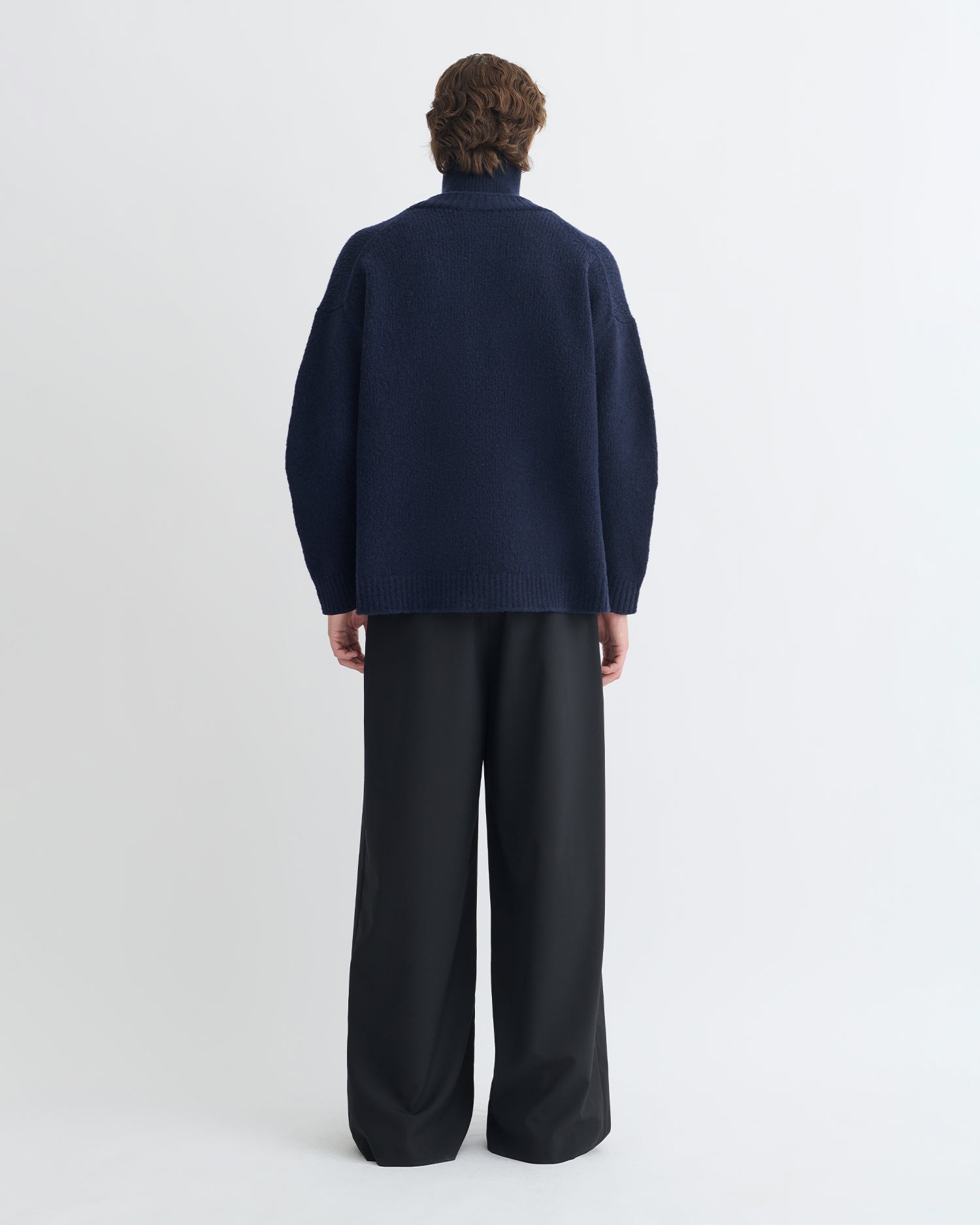 Contrast Brushed Merino Sweater - 8