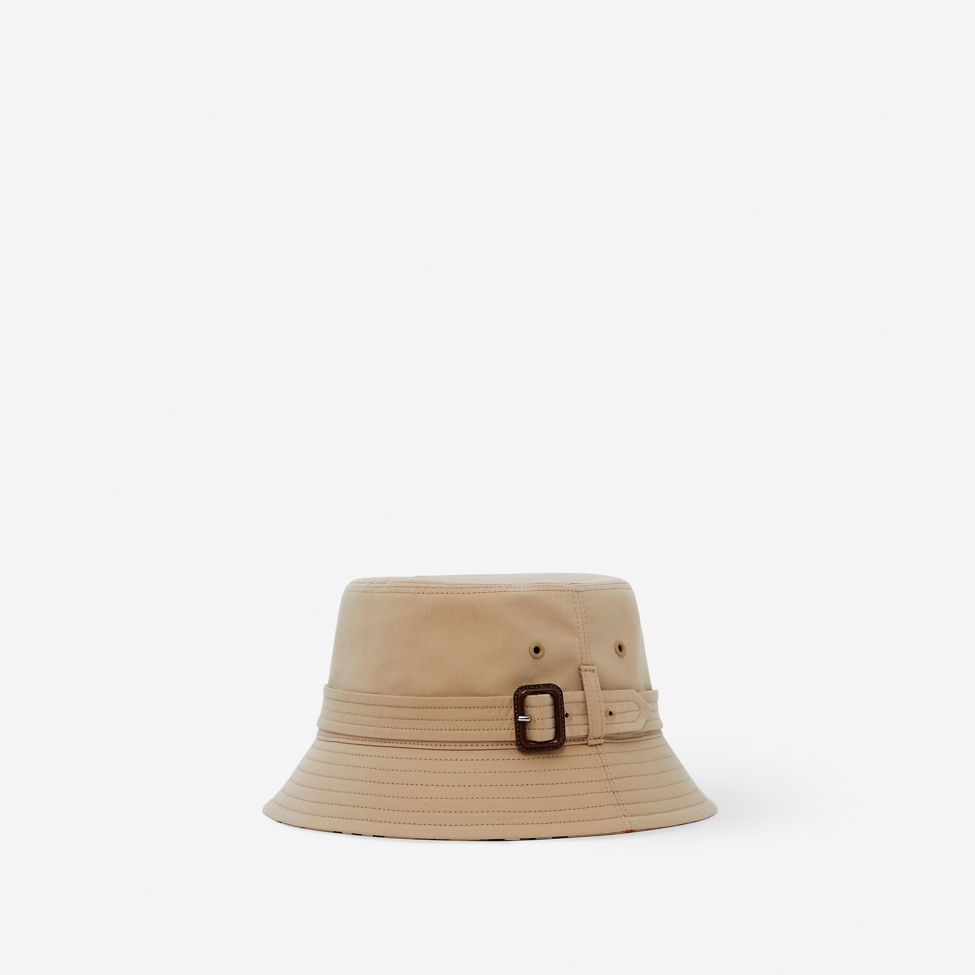 Cotton Gabardine Belted Bucket Hat - 3