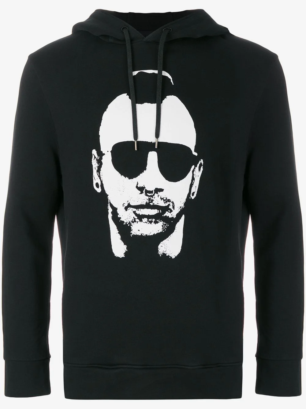face print hoodie - 1