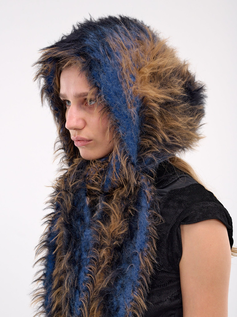 Y/Project Hairy Gradient Scarf Hat outlook