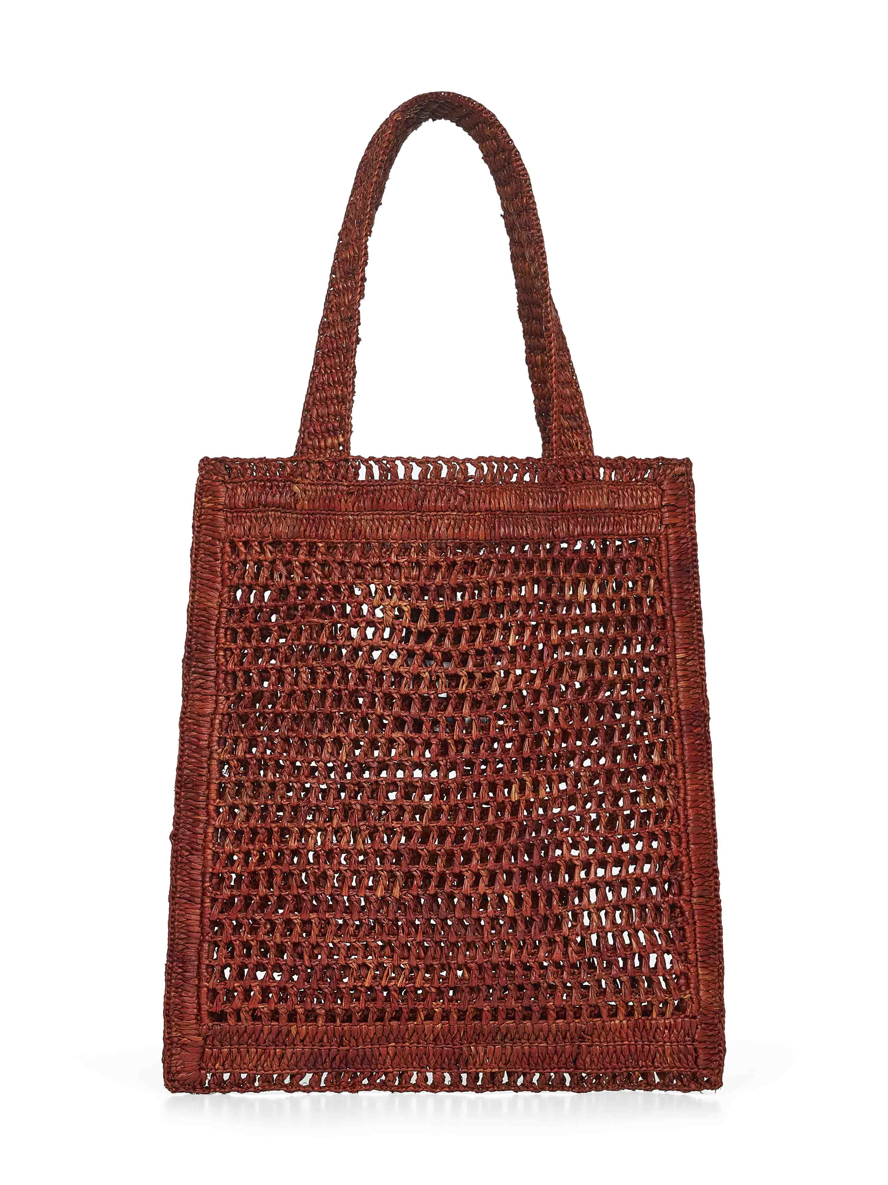 Brown Summer Banana tote bag - 3