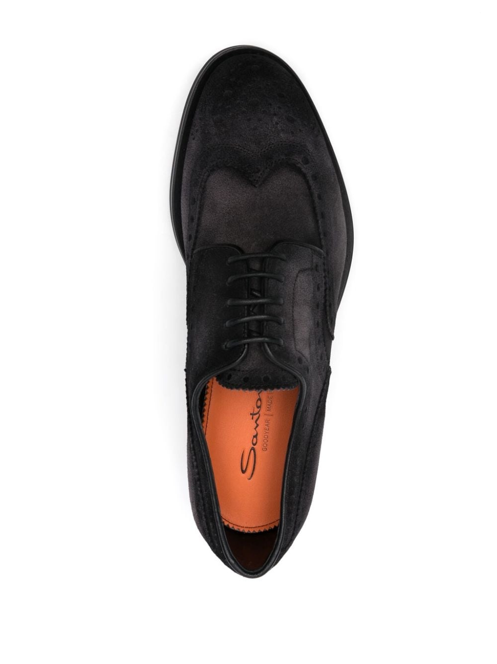 suede lace-up shoes - 4