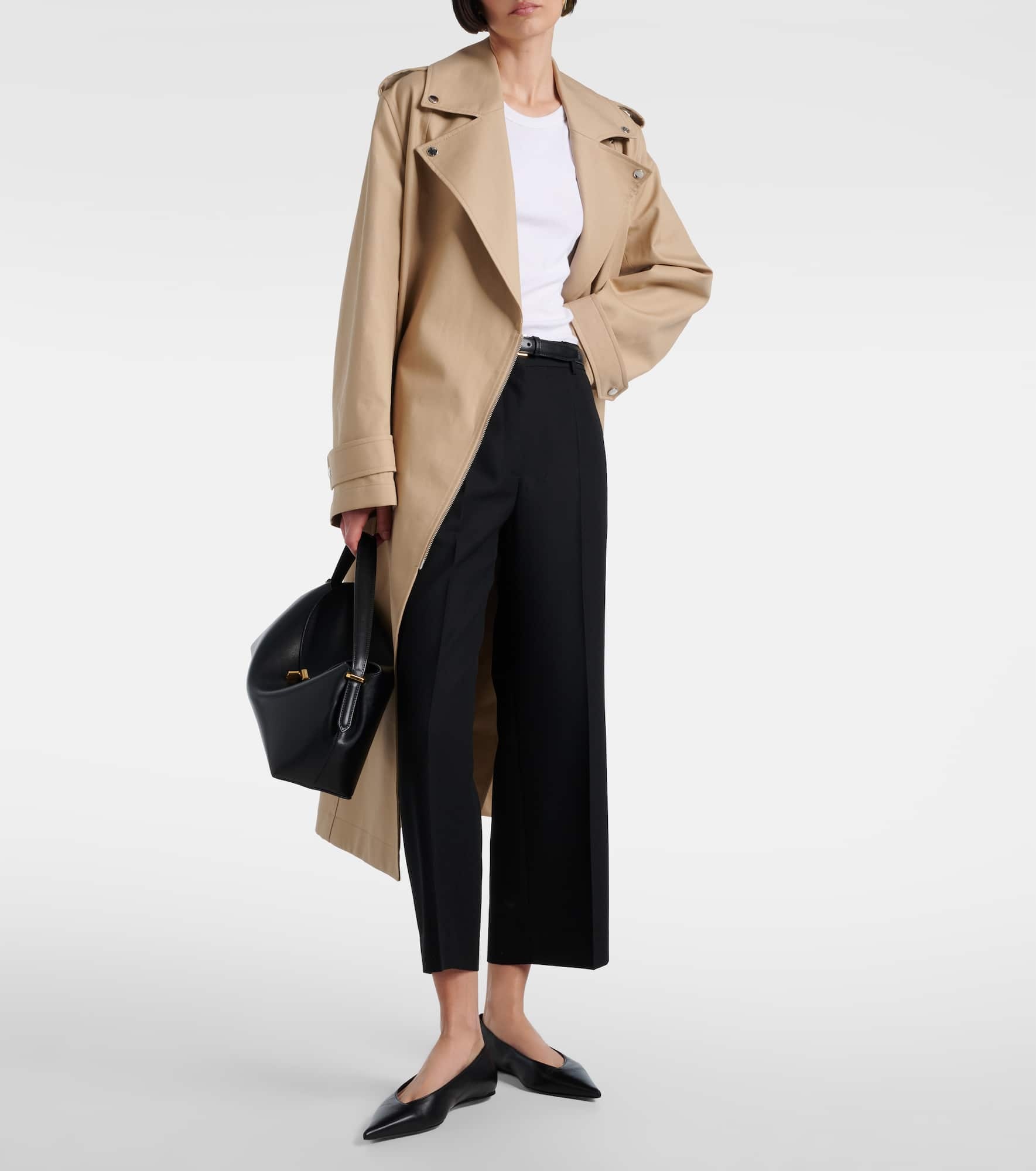 Cropped straight pants - 2