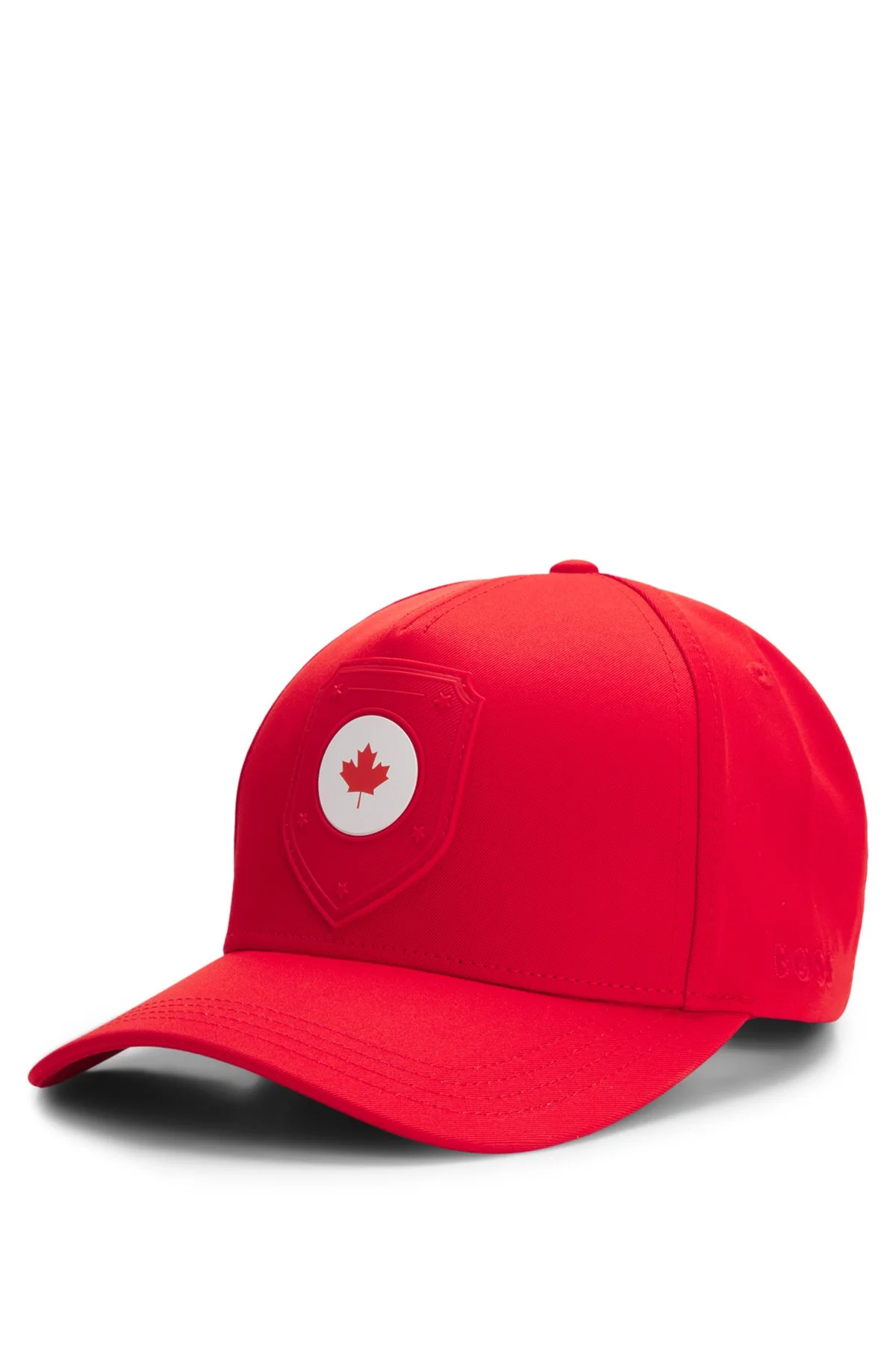LOGO CAP IN LUSTROUS TWILL WITH COUNTRY-FLAG BADGE - 1