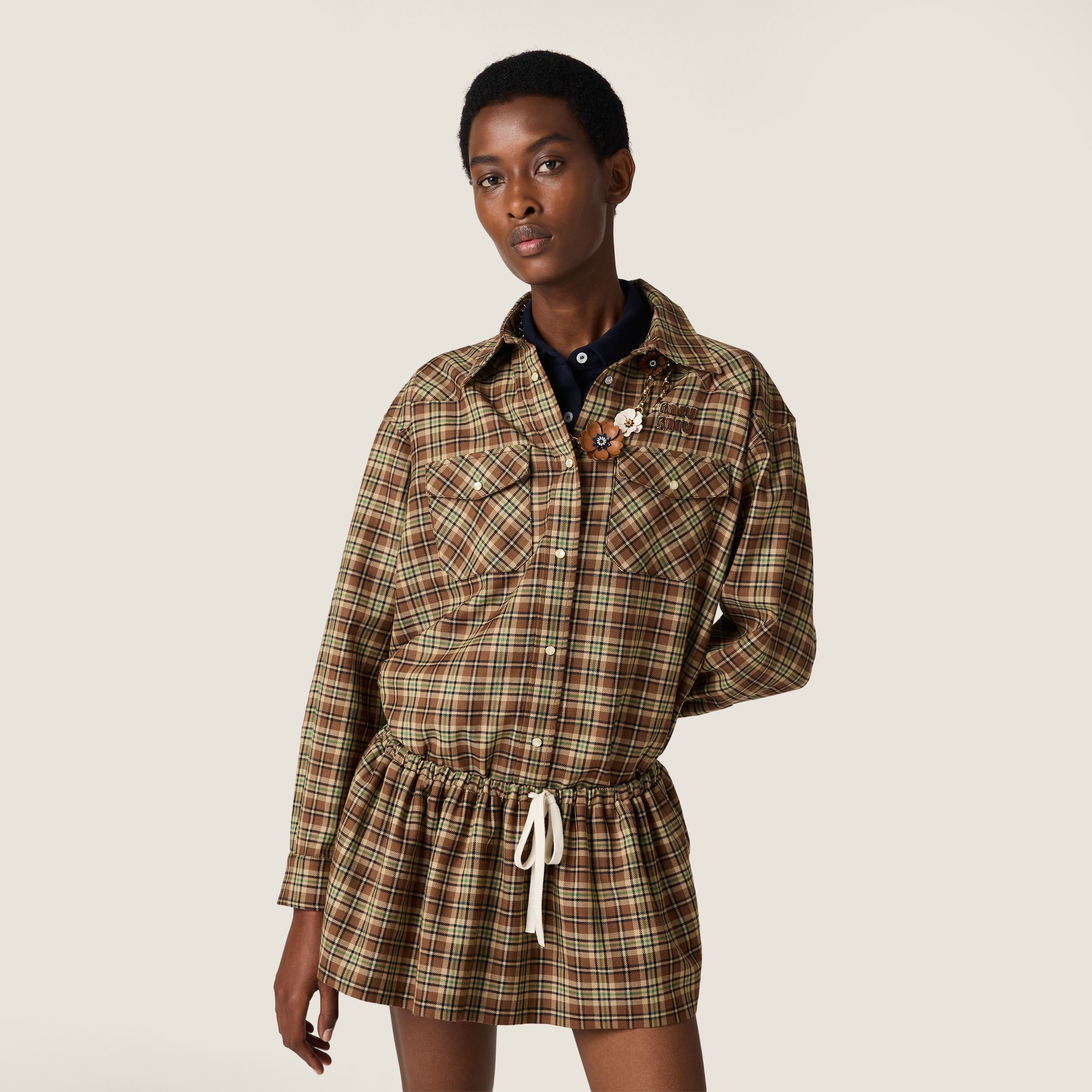 Plaid miniskirt - 2