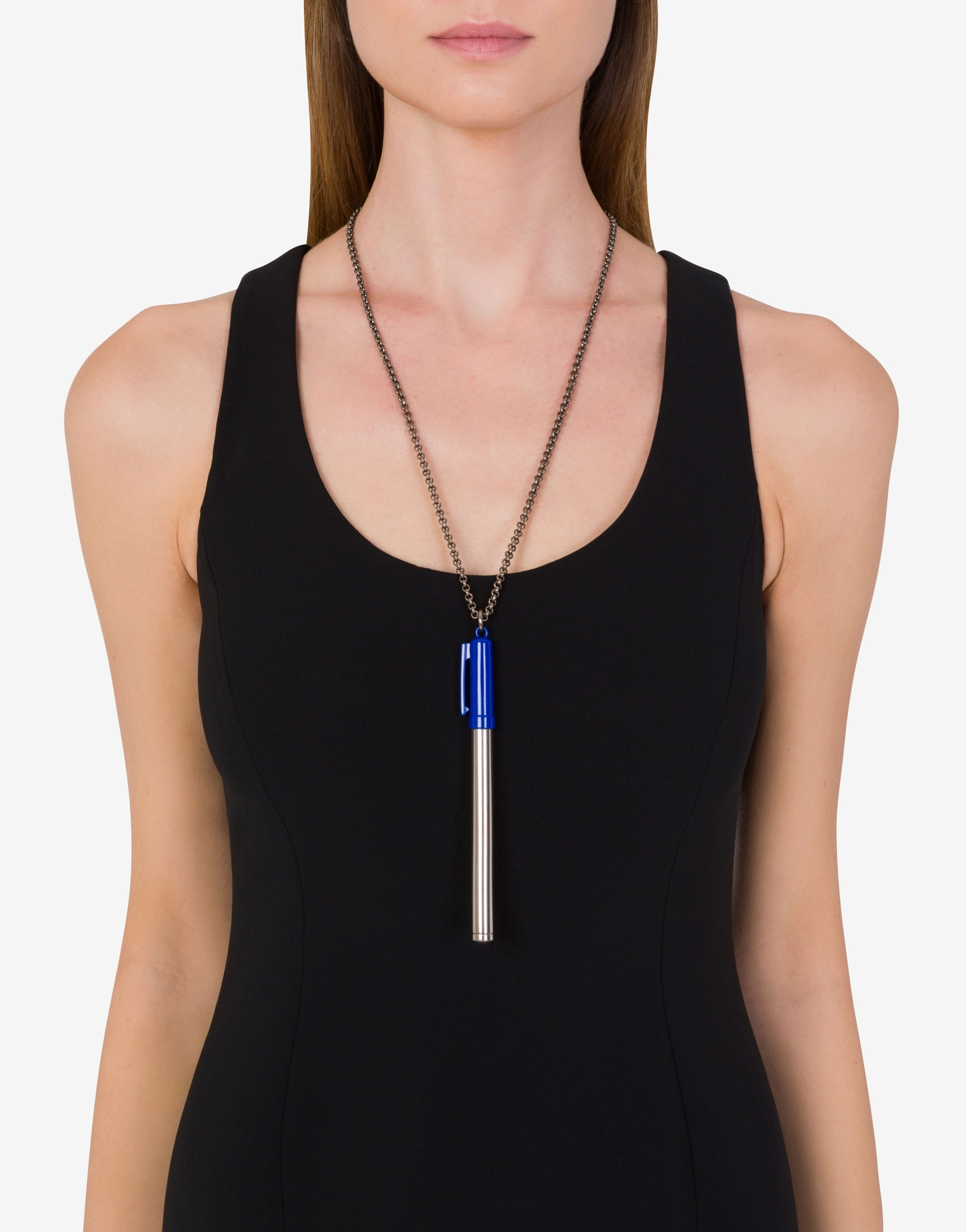 BLUE PEN NECKLACE - 3