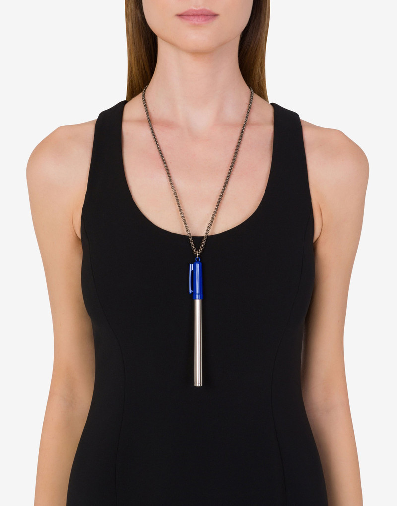 BLUE PEN NECKLACE 3