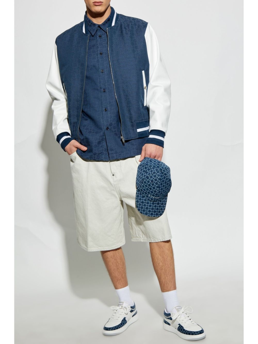 monogram-pattern shirt - 2