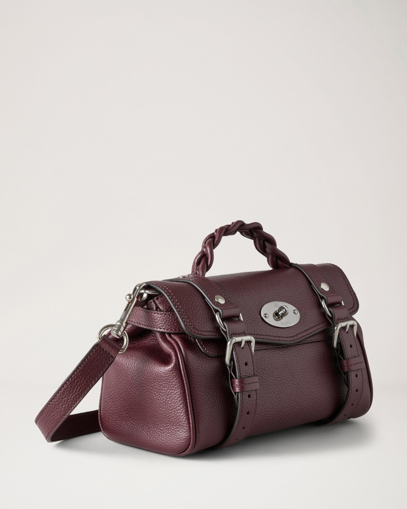 Mini Alexa Black Cherry Small Classic Grain 4