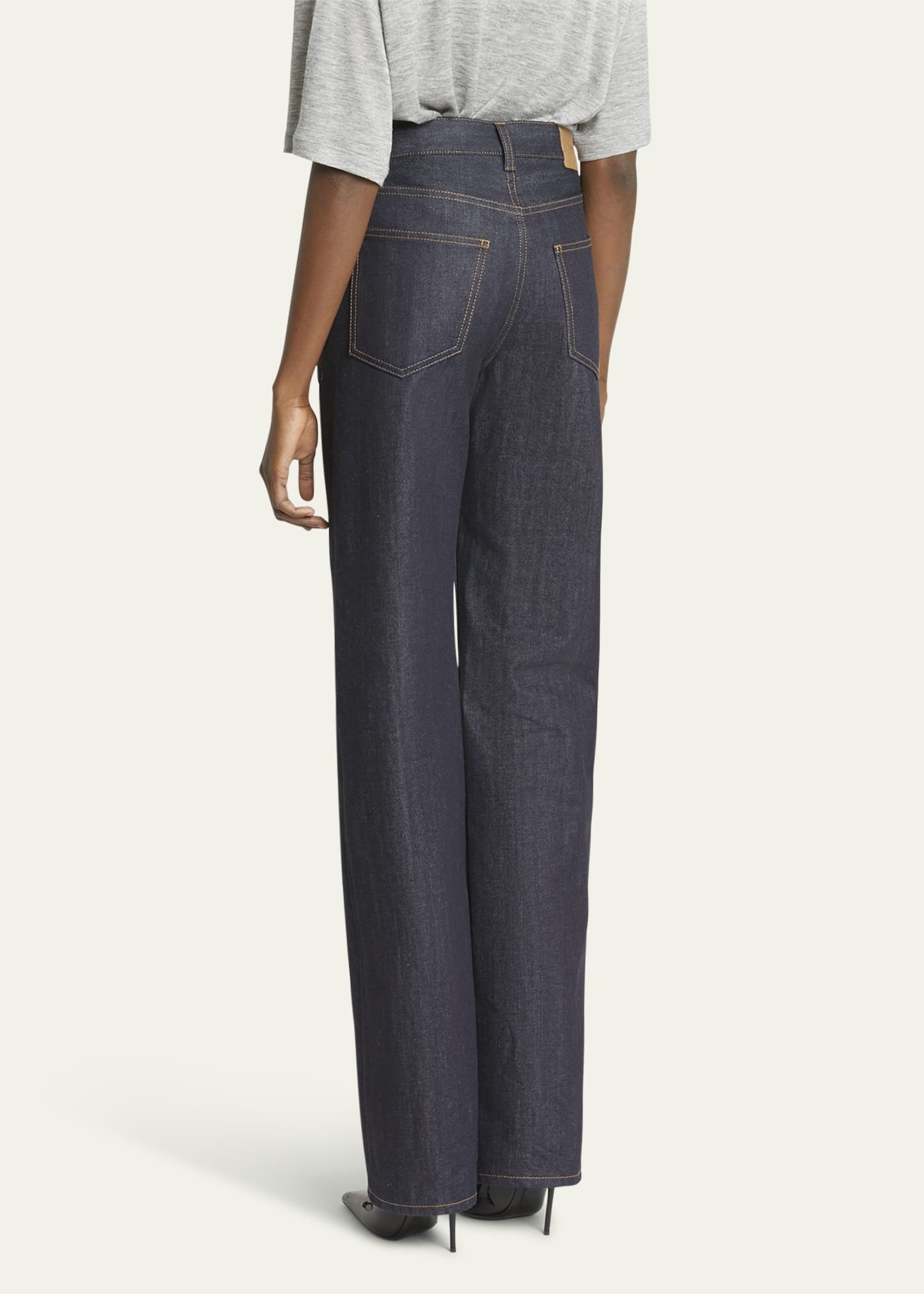 Cotton Bootcut Jeans - 3