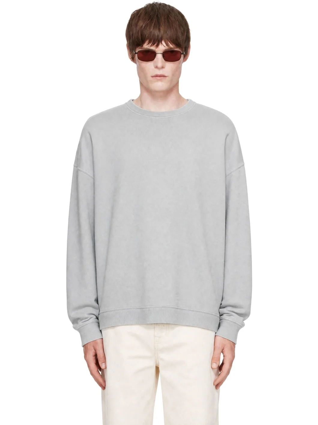 Gray Slack Sweatshirt - 1