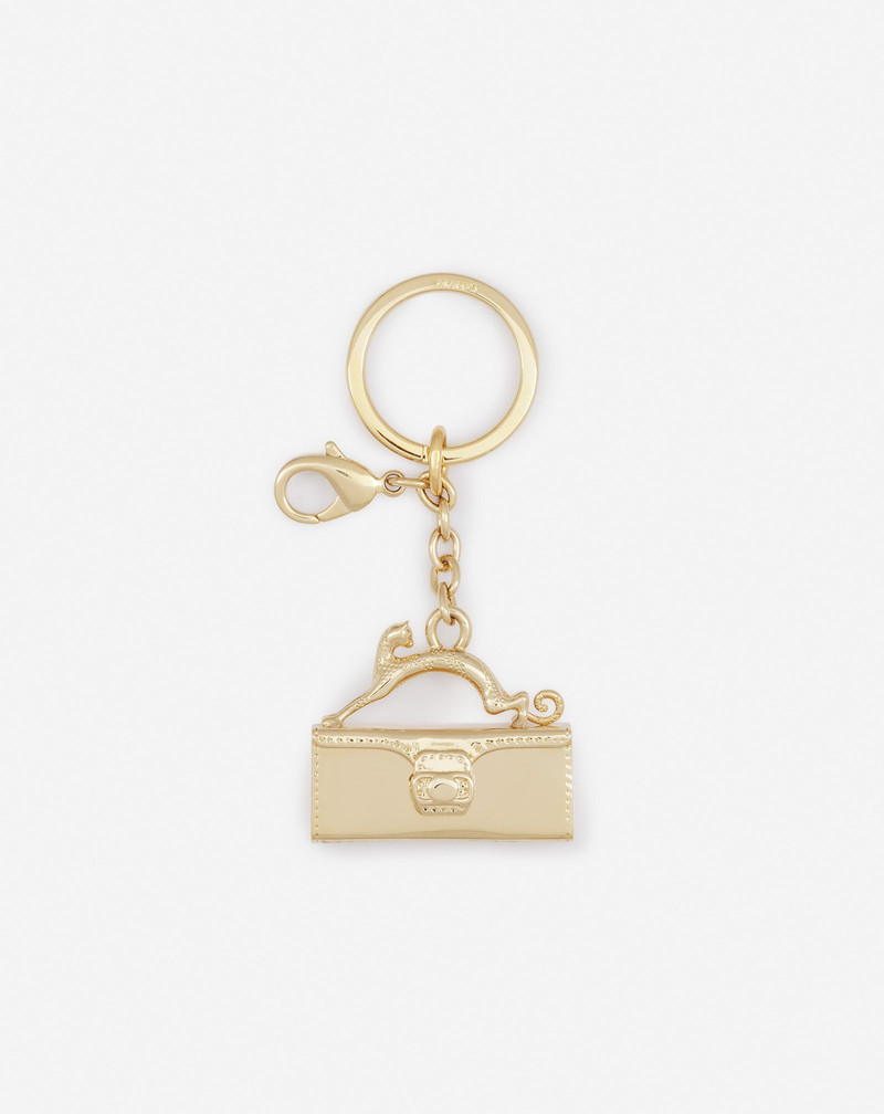 PENCIL CAT BRASS KEY RING 1