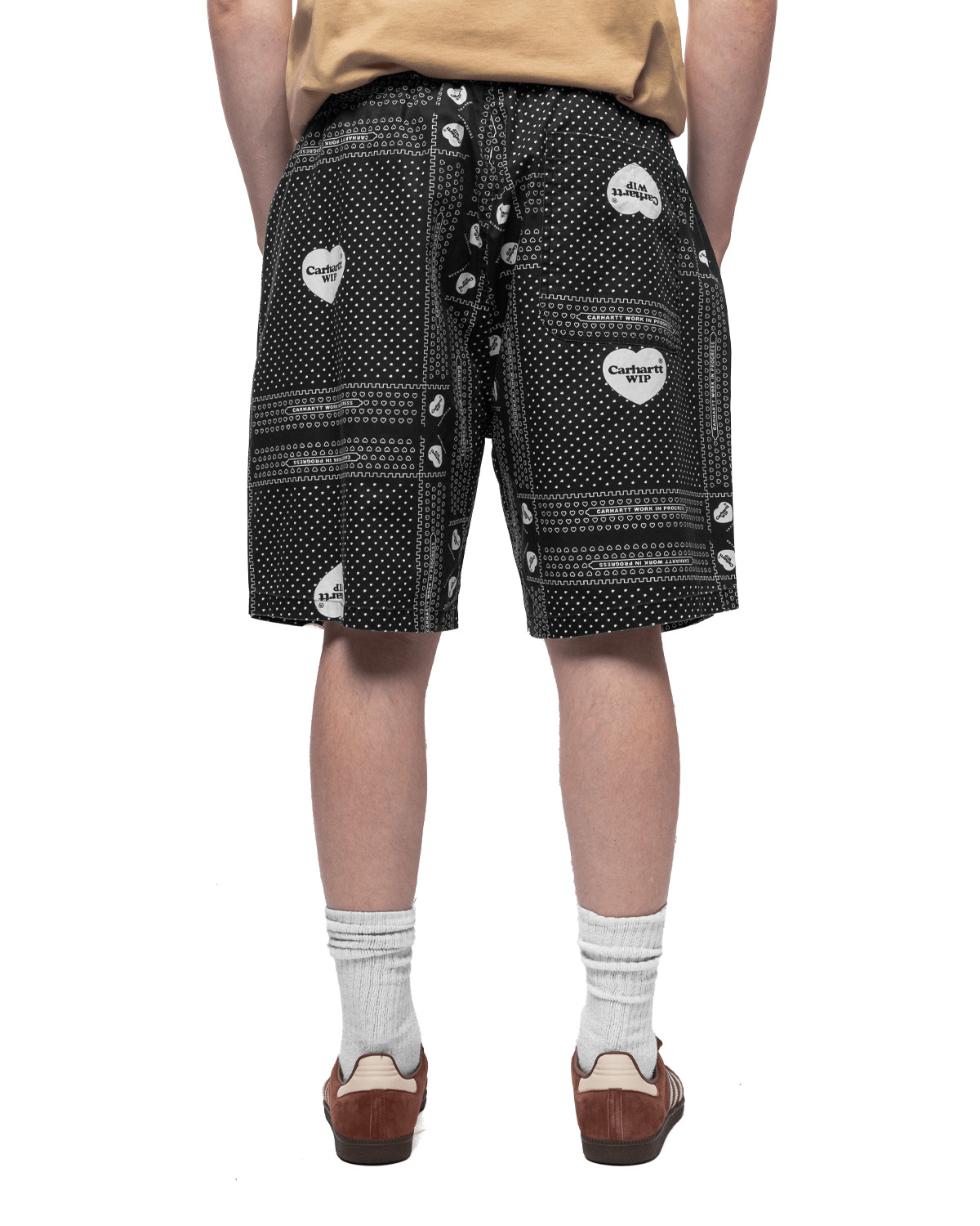 Heart Bandana Short Black - 3