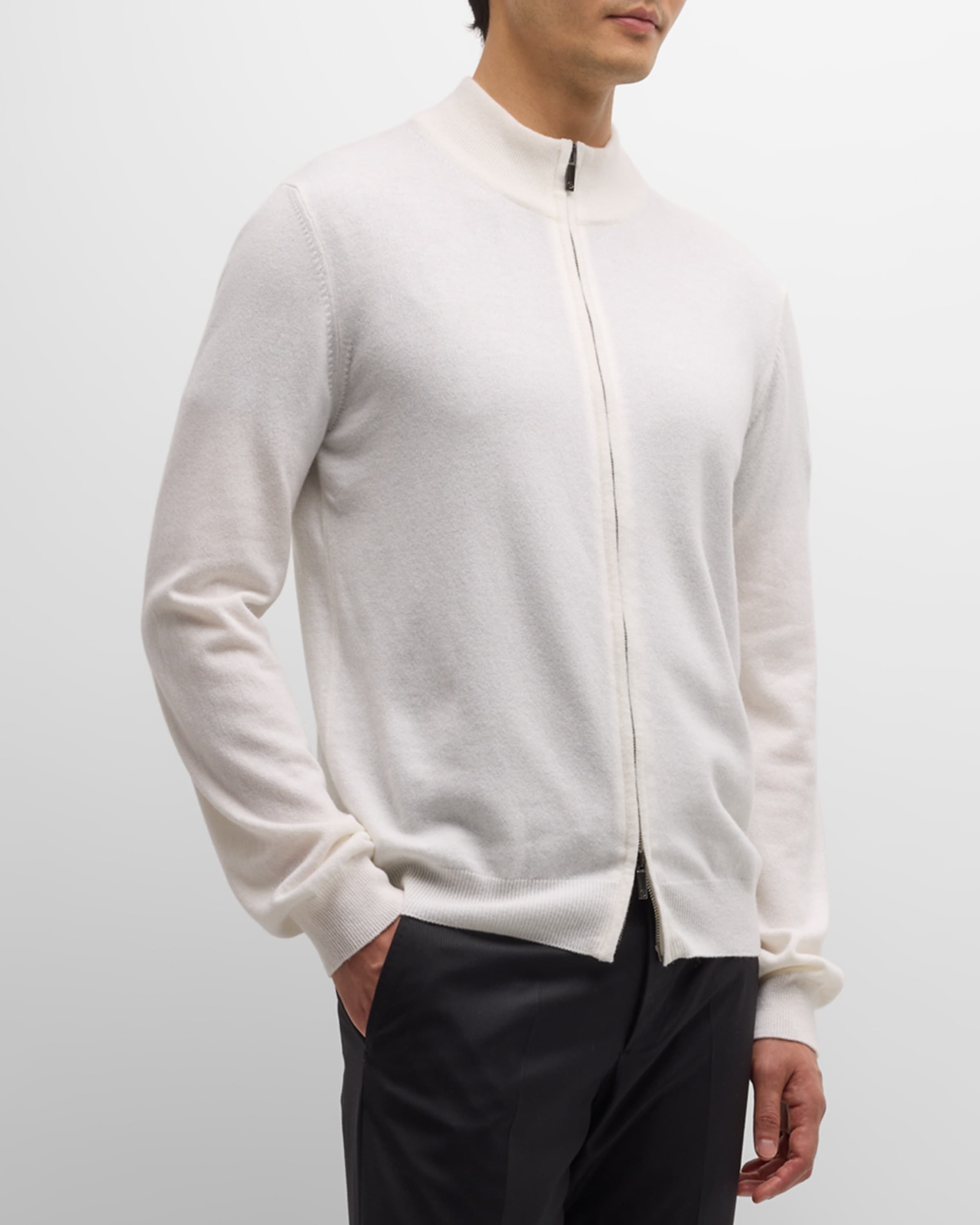 Men's Full-Zip Cashmere Cardigan - 2