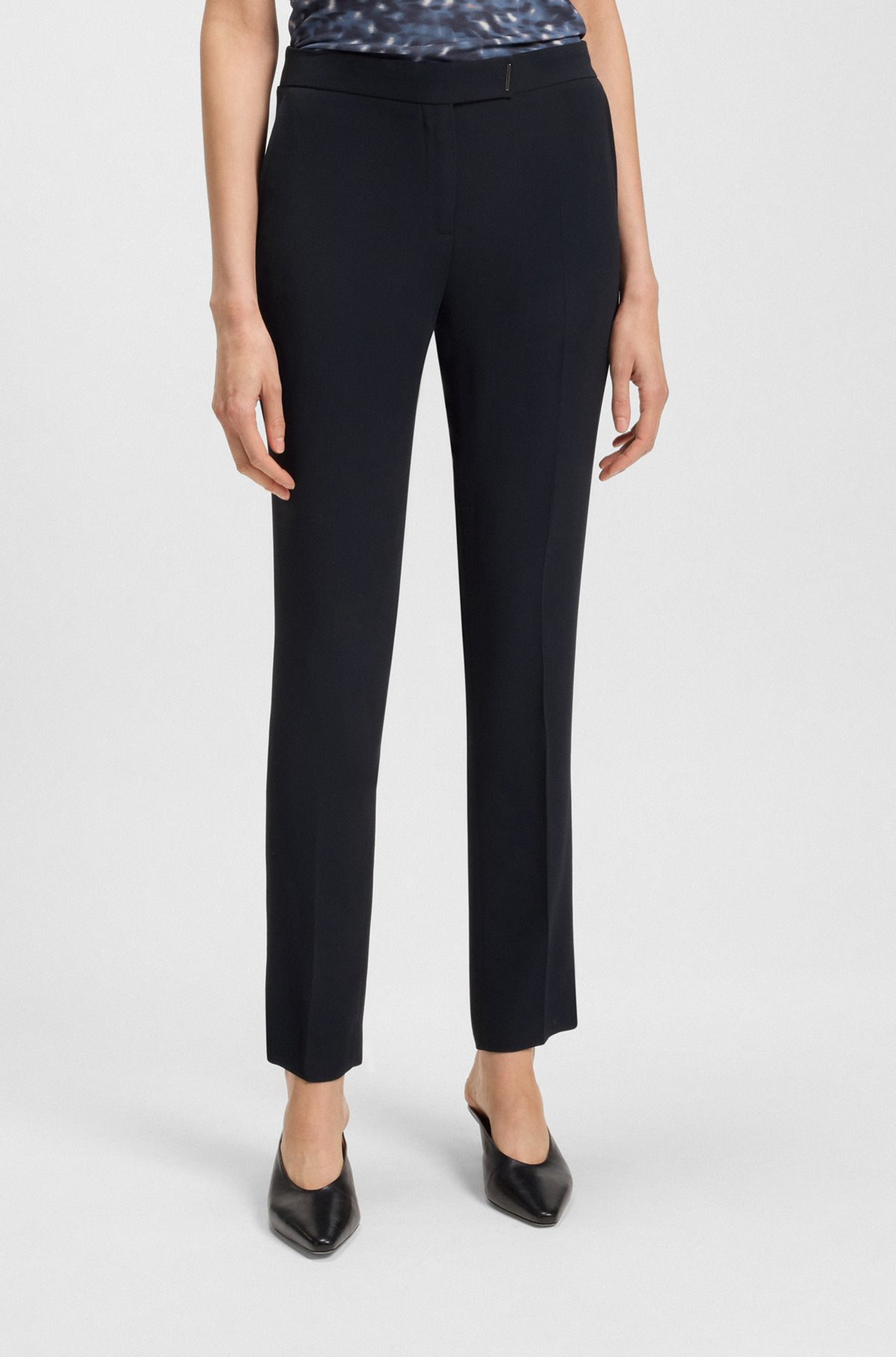 SLIM-FIT TROUSERS WITH SLIT HEMS - 2