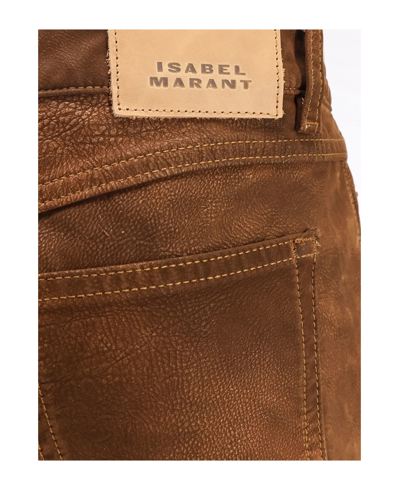 Kelsie Leather-alternative Material Trousers - 3