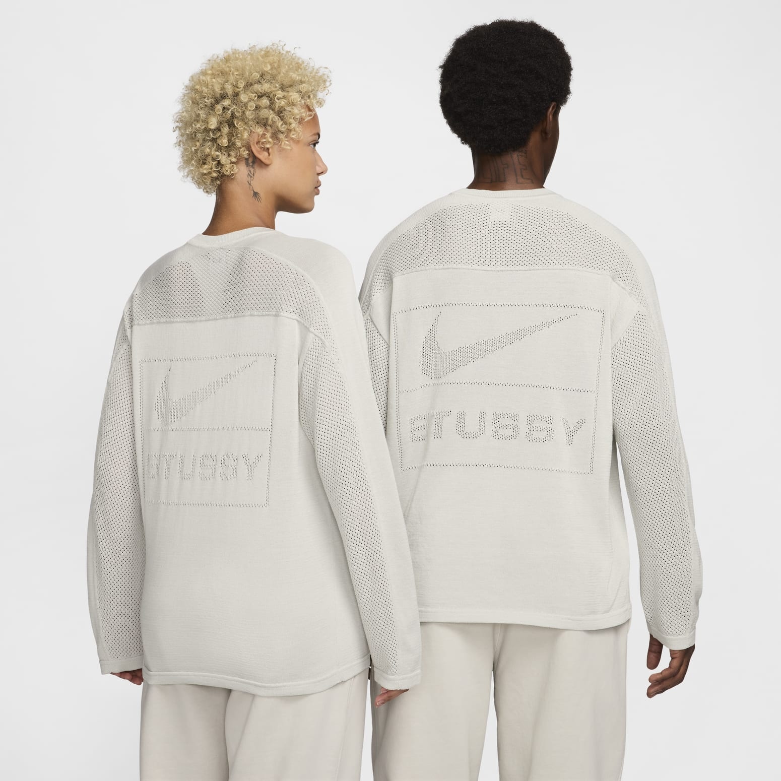 大人気 ☆NIKE X STUSSY☆ L/S JERSEY LIGHT BONE Stussy x Nike L/S Jersey Light Bone Men's - SS24 - US