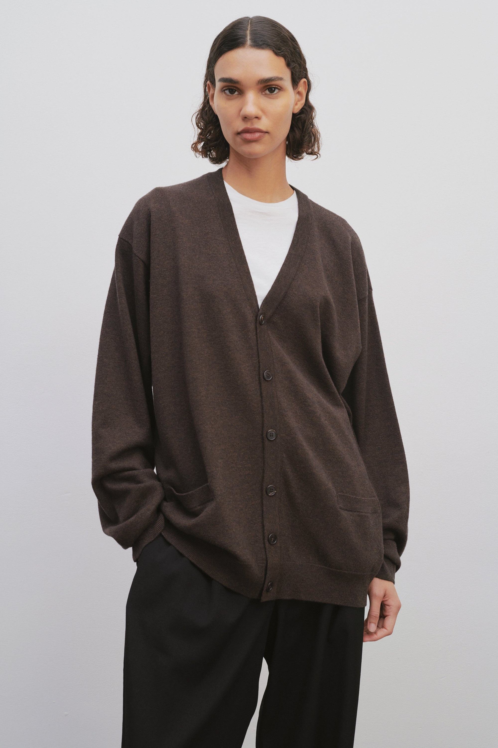 Darko Cardigan in Wool and Cashmere - 3