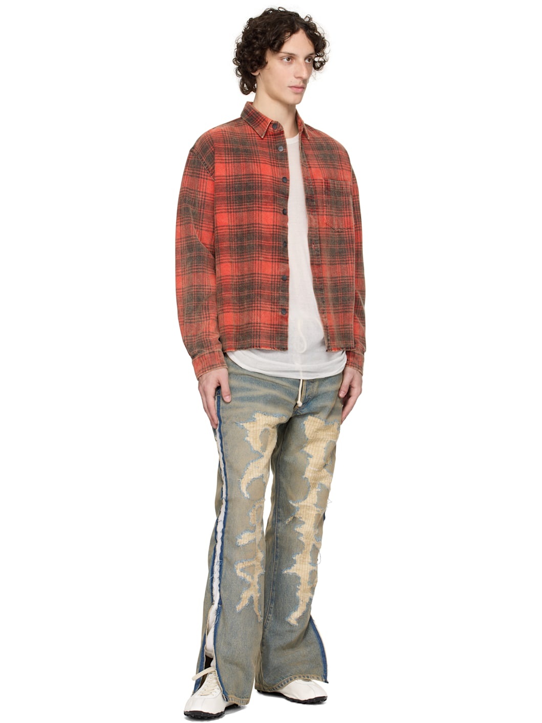 White & Blue Fathers Garden Fara-C Jeans - 4