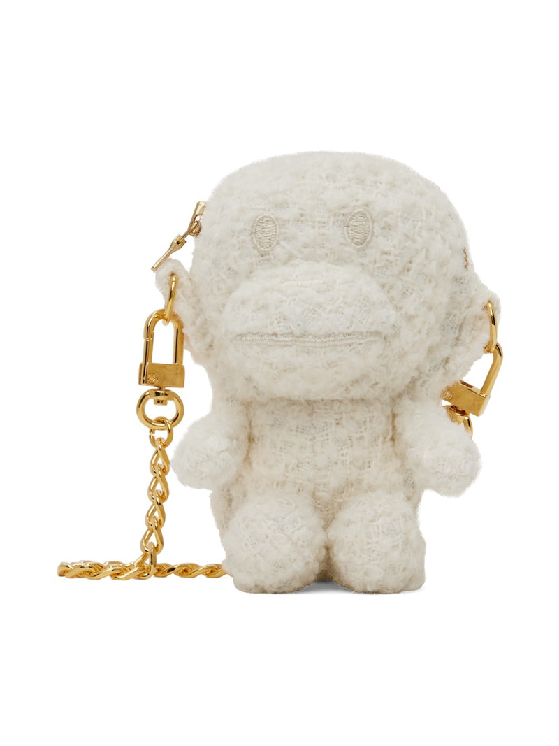 White Tweed Baby Milo Bag 1