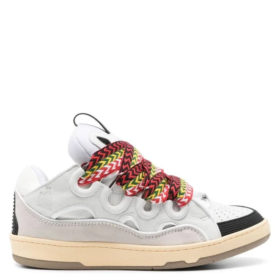 Lanvin Leather Curb Sneakers - 1