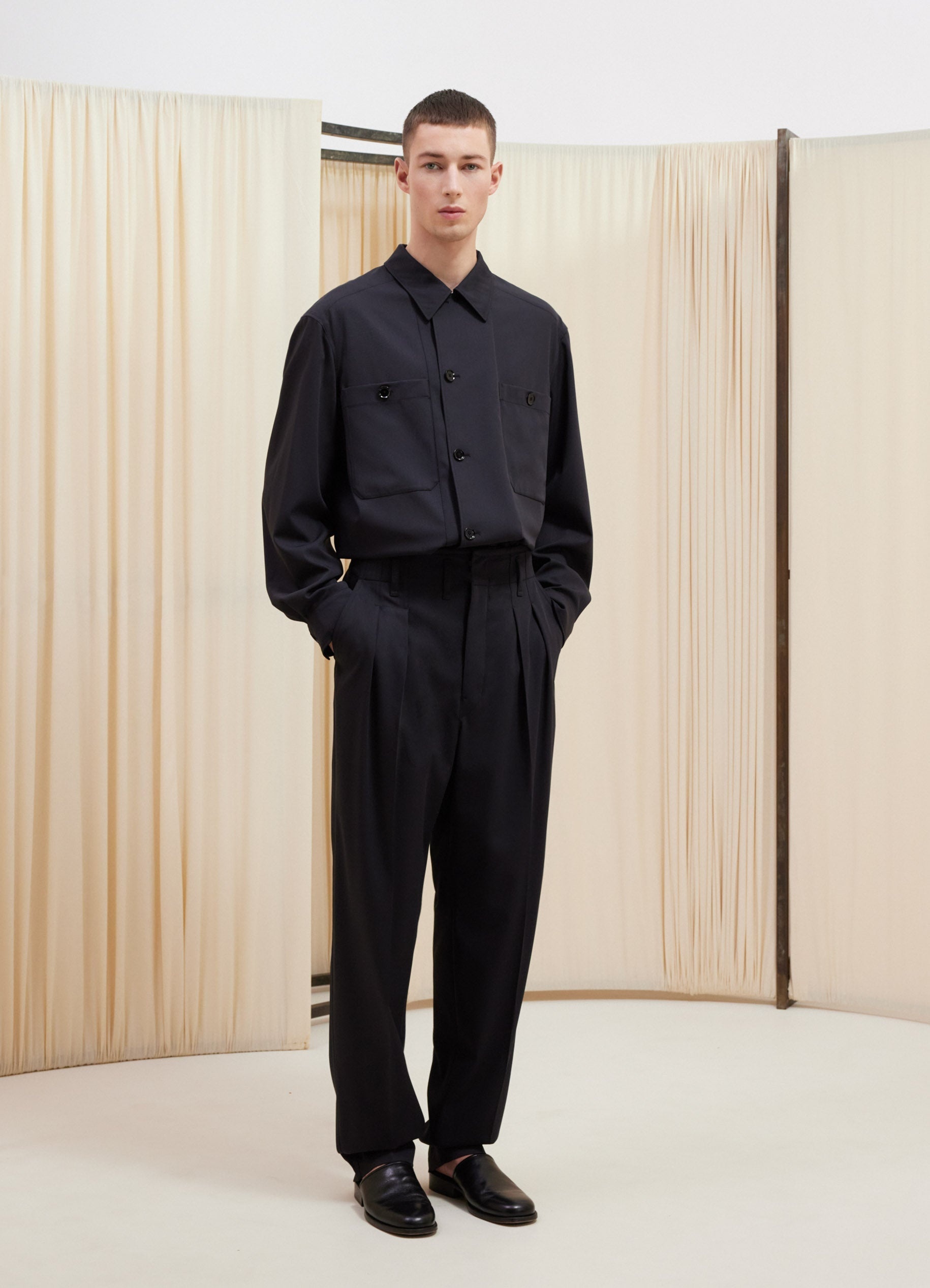 TAILORED PLEATED PANTS - 5