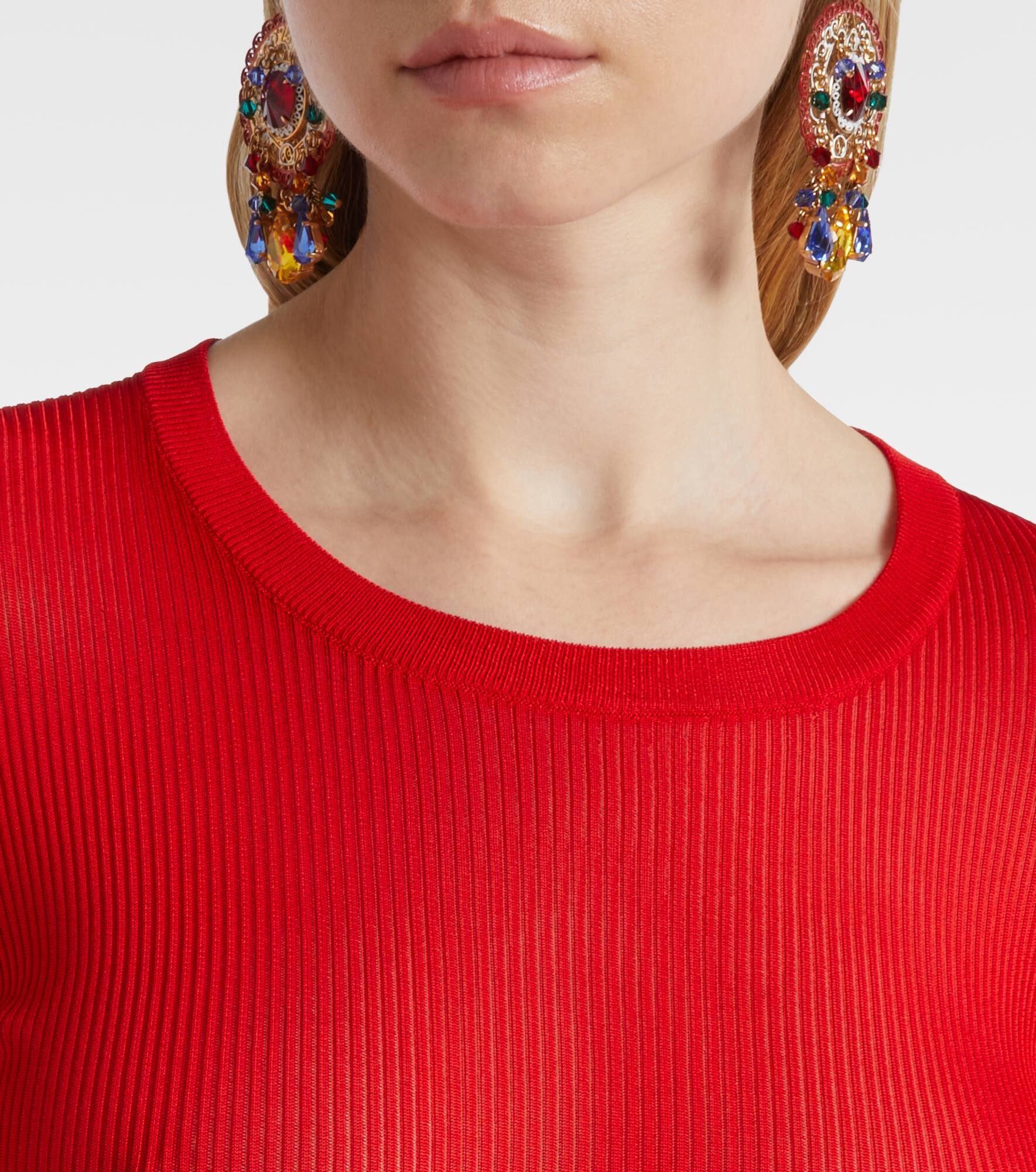 Ribbed-knit sweater - 4