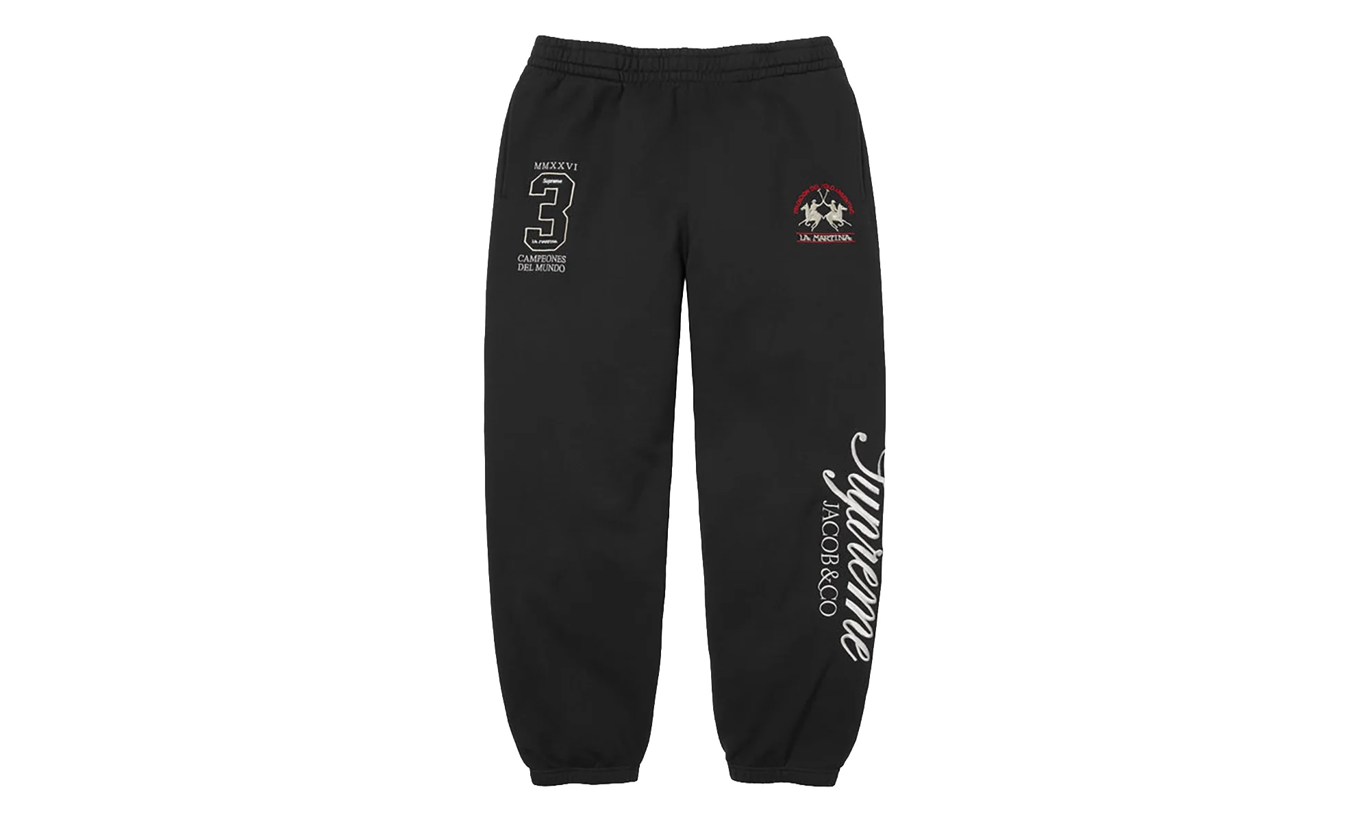 La Martina Sweatpant "SS26 - Black" SU27841 - 1