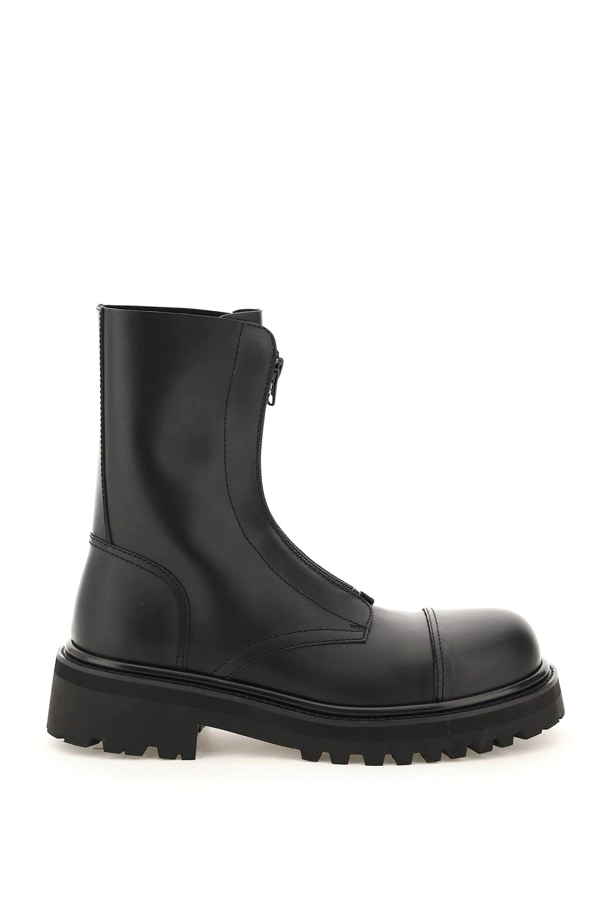 ZIP-UP POLICE COMBAT BOOTS - 1