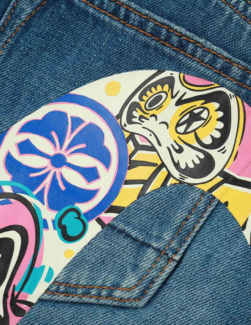 GRAFFITI DARUMA DAICOCK PRINT DENIM 시트 8