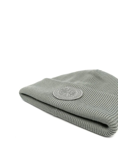 Canada Goose Arctic Disc-embellished wool beanie outlook