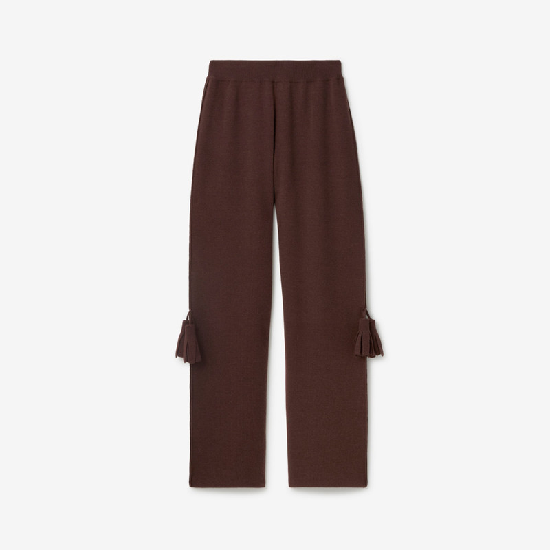 Rose Wool Blend Track Pants 1