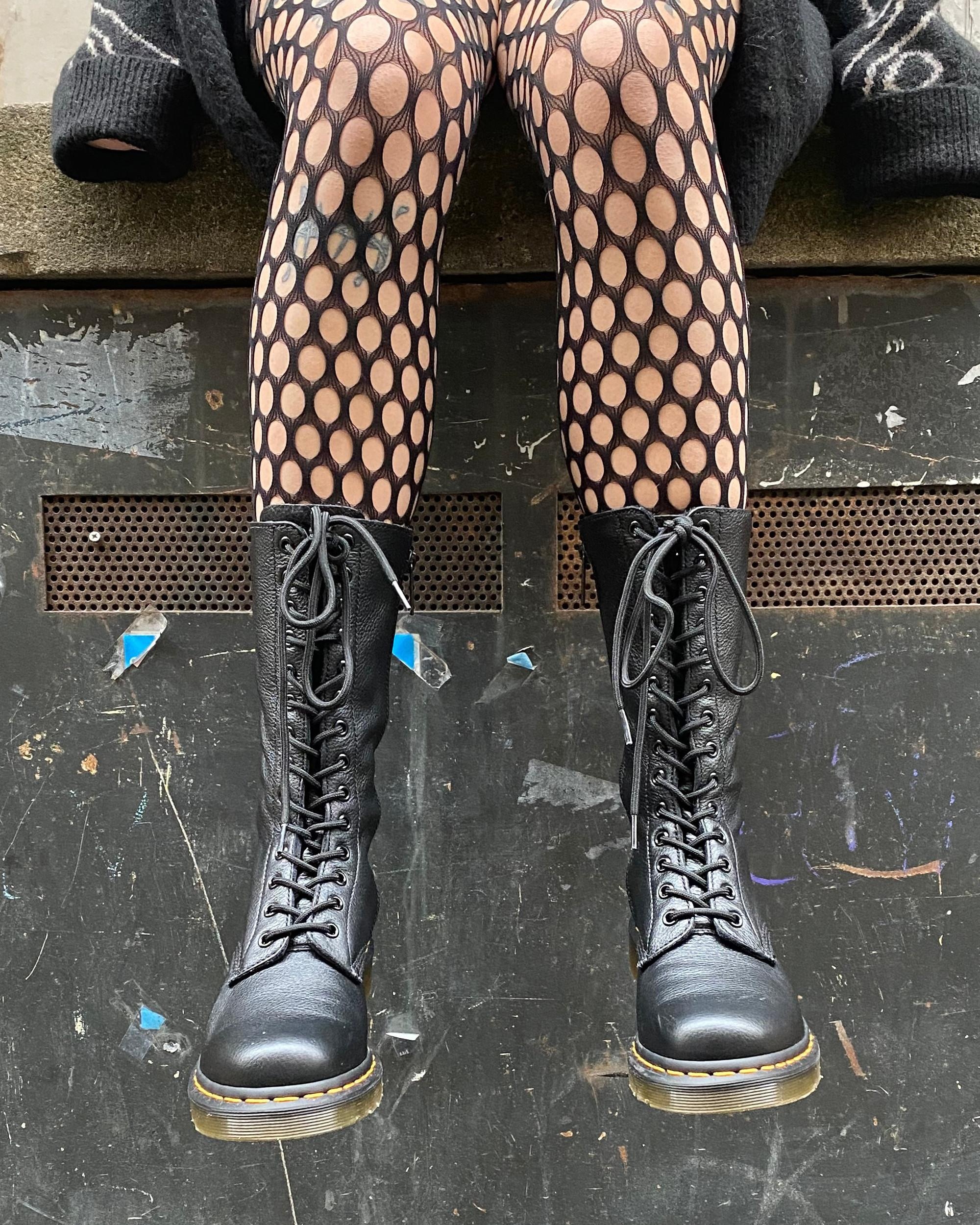 1B99 Virginia Leather Mid Calf Boots - 11
