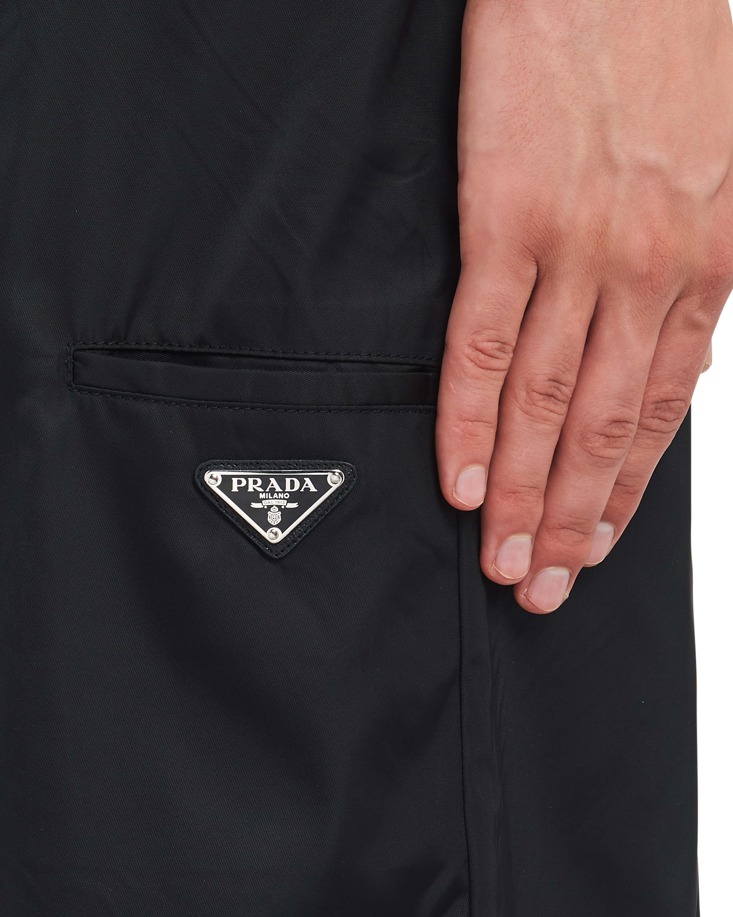 Re-Nylon gabardine Bermudas - 5